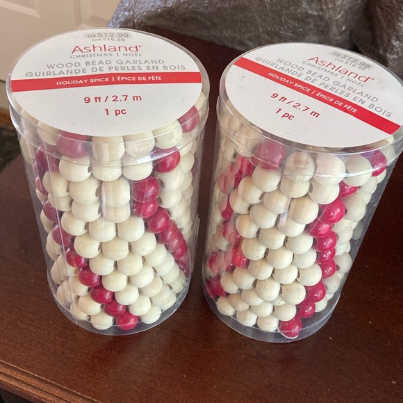 Ashland Wood Bead Garland Ashland Holiday Wood Bead Ft